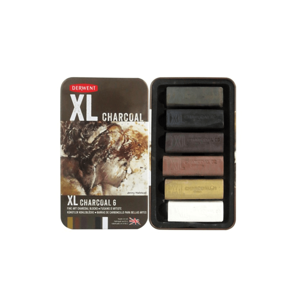 สีชาร์โคลแท่ง XL 6TIN DERWENT 2306195_2